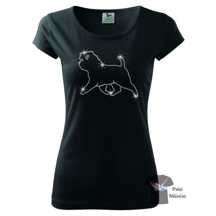 Affenpinscher rhinestone T-shirt,  Affen Crystal Shirt