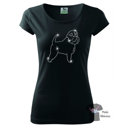 Affenpinscher rhinestone T-shirt,  Affen Crystal Shirt