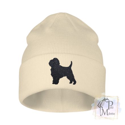 Affenpinscher Hat - Knitted Hat with Dog Pattern - Dog Hat