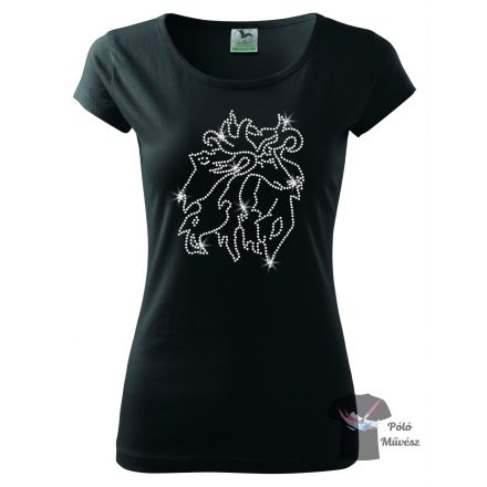 Afghan Hound Rhinestone T-shirt - Afghan Hound Crystal Shirt