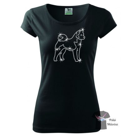 Akita  Rhinestone T-shirt - Akita Crystal Shirt