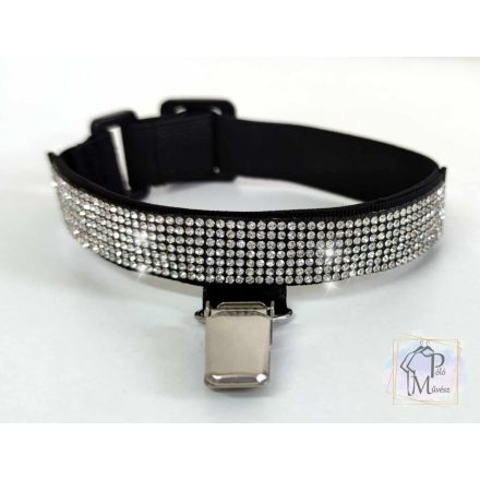 Ringnumber holder armband with rhinestones