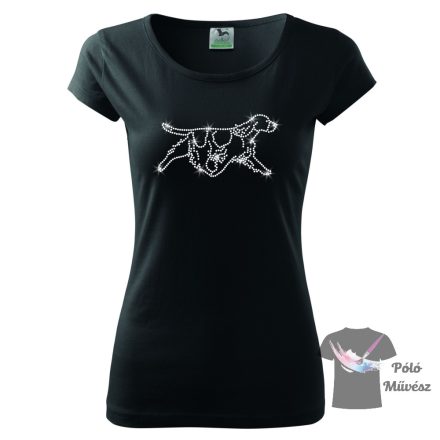 English Springer Spaniel Rhinestone T-shirt - English Springer Spaniel Crystal Shirt