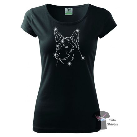 Australian Cattle Dog Rhinestone T-shirt - Australian Cattle Dog Crystal Shirt