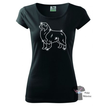 Australian Shepherd  Rhinestone T-shirt - Aussie Crystal Shirt