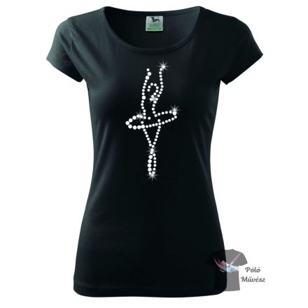 Ballet rhinestone T-shirt