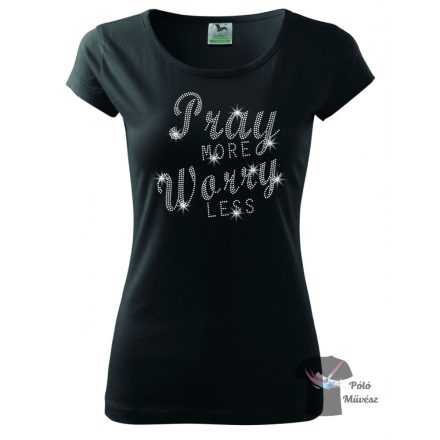 Religion rhinestone T-shirt