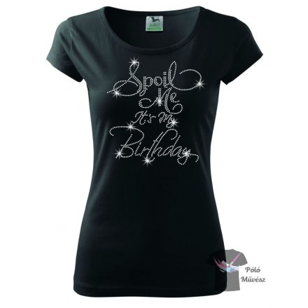 Birthday rhinestone T-shirt