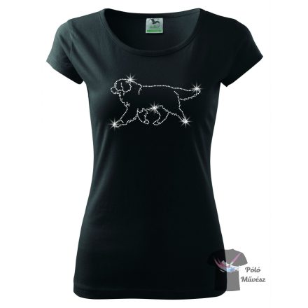 Bernese Mountain Dog Rhinestone T-shirt - Bernese Mountain Dog Crystal Shirt