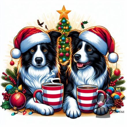 Border Collie Christmas T-shirt - Border Collie Shirt