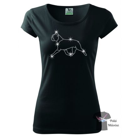 Boston Terrier Rhinestone T-shirt - Boston Terrier Crystal Shirt