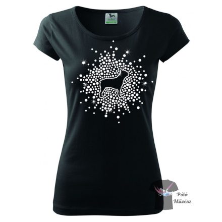 Boston Terrier Rhinestone T-shirt - Boston Terrier Crystal Shirt