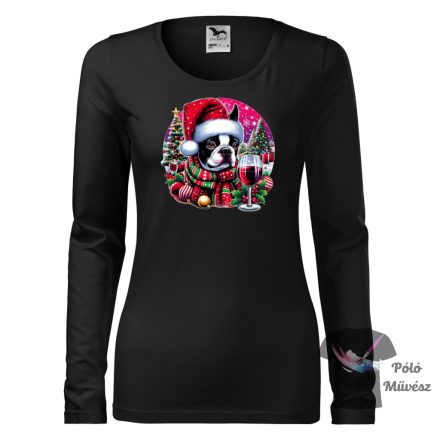 Christmas Boston Terrier T-shirt - Boston Terrier Shirt