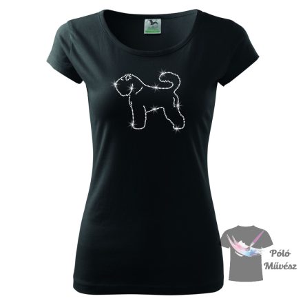 Bouvier des Flandres Rhinestone T-shirt - Bouvier des Flandres Crystal Shirt