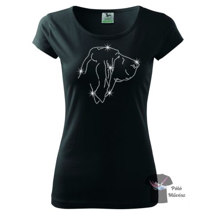 Bracco Italiano Rhinestone T-shirt - Bracco Italiano Crystal Shirt