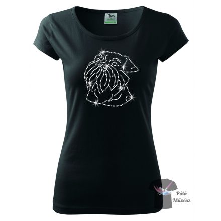 Brussels Griffon Rhinestone T-shirt - Griffon Bruxellois Crystal Shirt