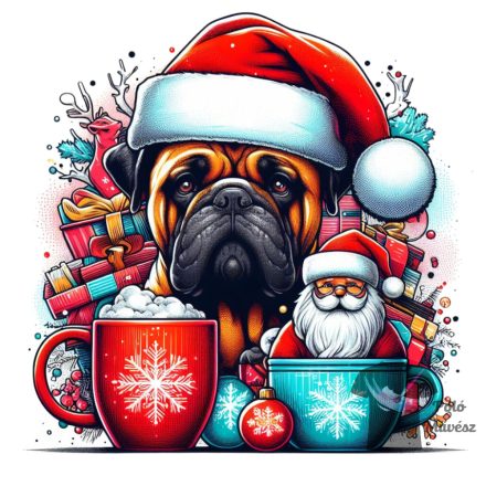 Christmas Bullmastiff T-shirt - Bullmastiff Shirt