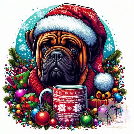 Christmas Bullmastiff T-shirt - Bullmastiff Shirt