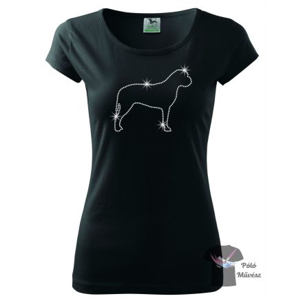 Bullmastiff Rhinestone T-shirt - Bullmastiff Crystal Shirt