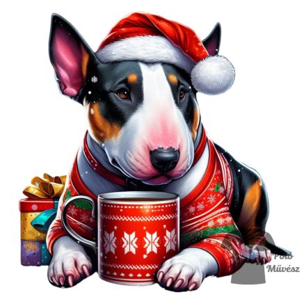 Christmas Bull Terrier T-shirt - BullTerrier Shirt