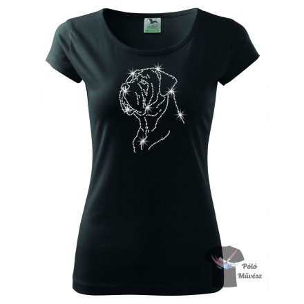 Cane Corso Rhinestone T-shirt - Cane Corso Crystal Shirt