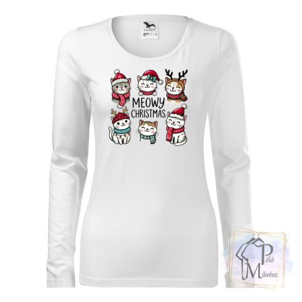 Christmas Cat T-shirt 