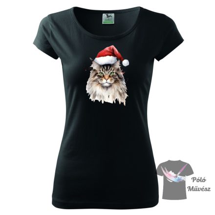 Christmas Cat T-shirt 