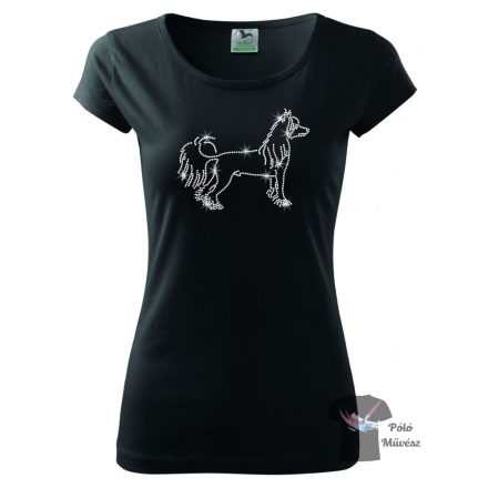 Chinese Crested Rhinestone T-shirt - Chinese Crested Crystal Shirt