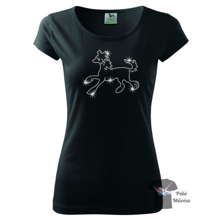 Chinese Crested Rhinestone T-shirt - Chinese Crested Crystal Shirt