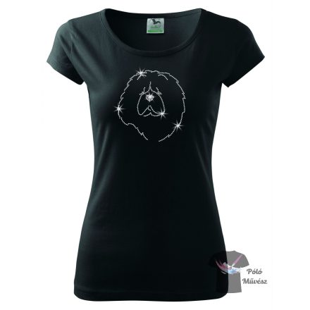 Chow Chow Rhinestone T-shirt - Chow Chow Crystal Shirt