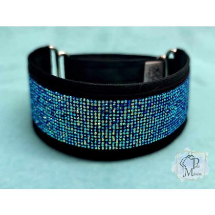 Ocean Luxury Martingale Dog Collar with rhinestones