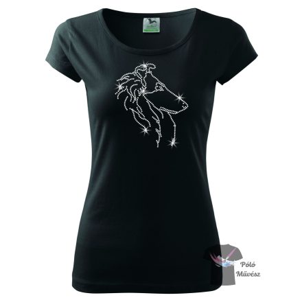 Collie Rhinestone T-shirt - Collie Crystal Shirt