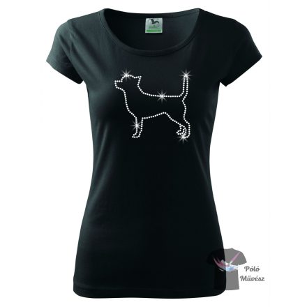 Chihuahua Rhinestone T-shirt - Chihuahua Crystal Shirt