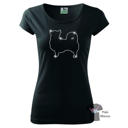 Chihuahua Rhinestone T-shirt - Chihuahua Crystal Shirt