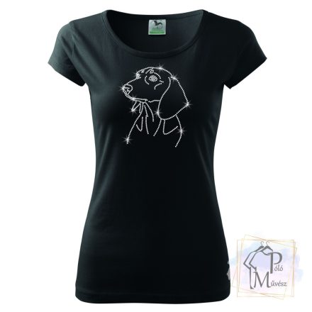 Dachshund Rhinestone T-shirt - Dachshund Crystal Shirt