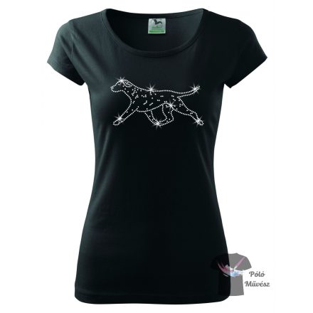 Dalmatian Rhinestone T-shirt - Dalmatian Crystal Shirt