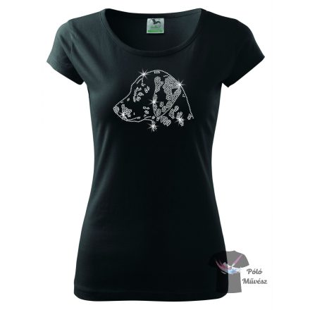 Dalmatian Rhinestone T-shirt - Dalmatian Crystal Shirt