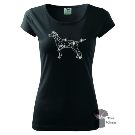 Dalmatian Rhinestone T-shirt - Dalmatian Crystal Shirt