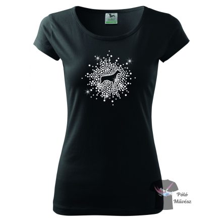 Doberman Rhinestone T-shirt - Doberman Crystal Shirt