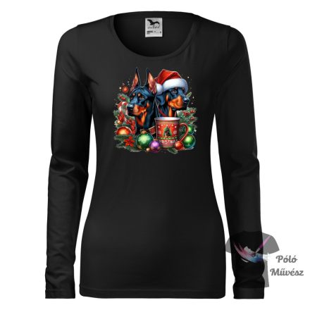 Christmas Doberman T-shirt - Doberman Shirt