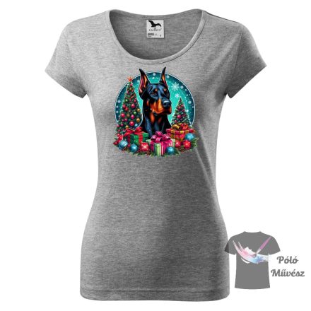 Christmas Doberman T-shirt - Doberman Shirt