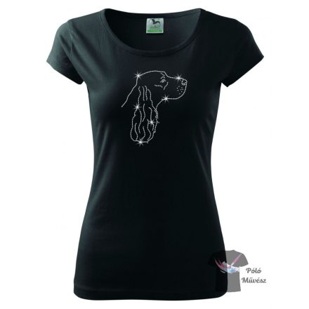 English Cocker Spaniel Rhinestone T-shirt - English Cocker Spaniel Crystal Shirt