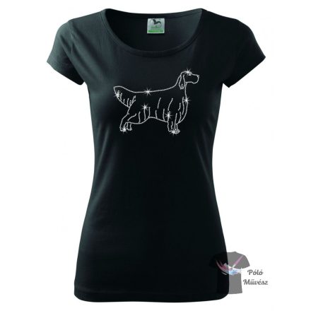 English Setter Rhinestone T-shirt - English Setter Crystal Shirt