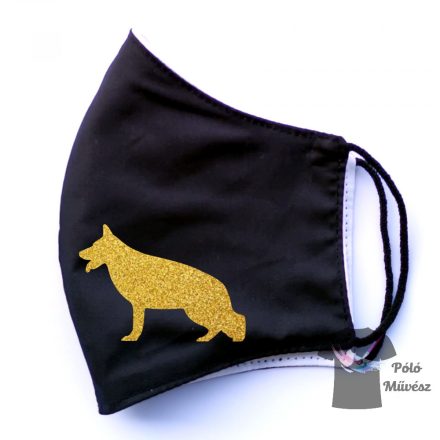 German Shepherd face mask, dog mask