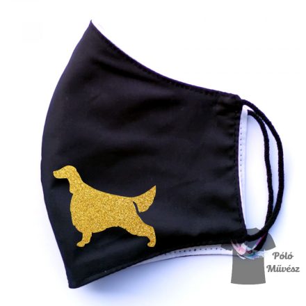 Irish Setter face mask, dog mask