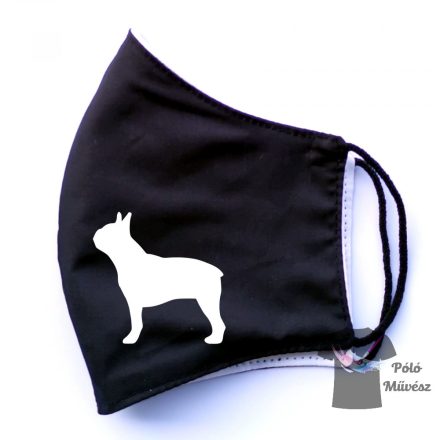 Boston Terrier face mask, dog mask