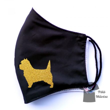 Cairn Terrier face mask, dog mask