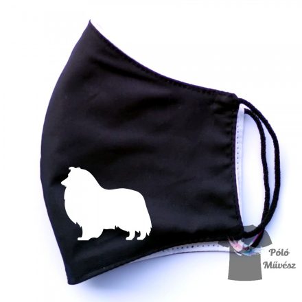 Collie face mask, dog mask