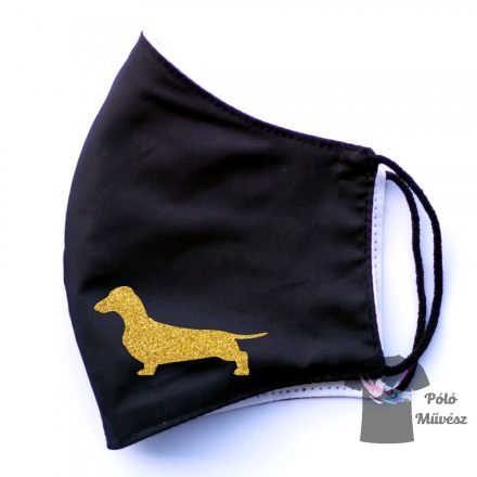 Dachshund face mask, dog mask