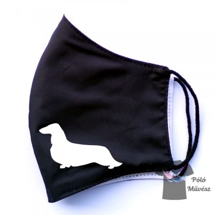 Dachshund face mask, dog mask